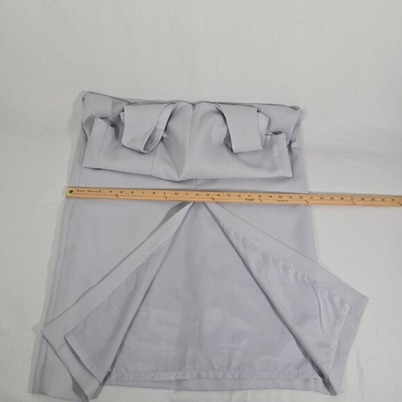 R & M RICHARDS Mother of The Bride Officecore Gray SET-2 Dress/Jacket Size 18. - Picture 17 of 17